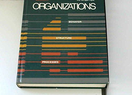Beispielbild fr Organizations: Behavior, Structure, Processes zum Verkauf von BookHolders