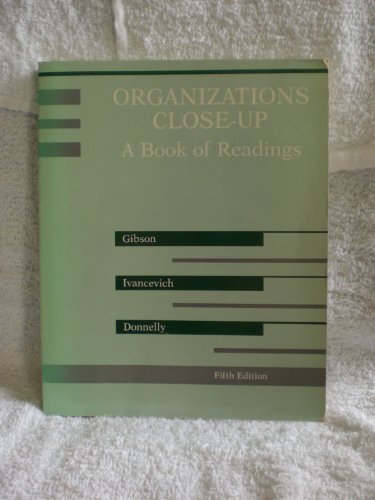 Stock image for Organizations close-up: A book of readings for sale by BooksRun