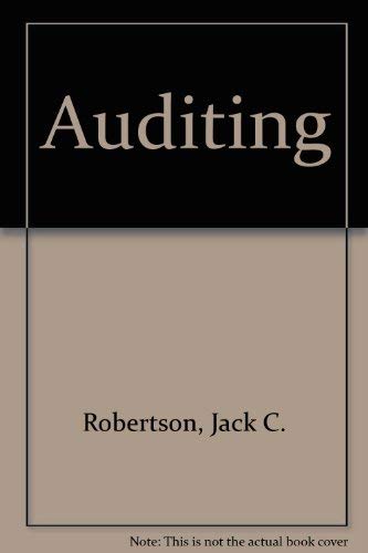 Stock image for Auditing for sale by Library House Internet Sales