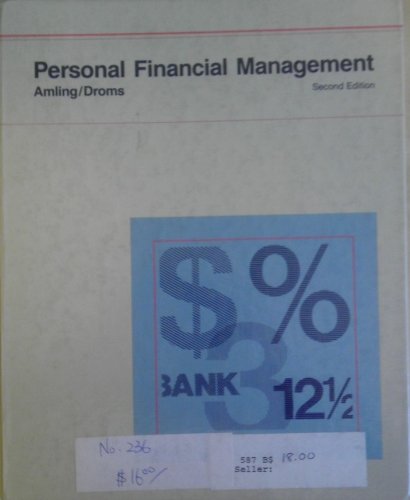 Imagen de archivo de Personal Financial Management: Second Edition. a la venta por Yushodo Co., Ltd.