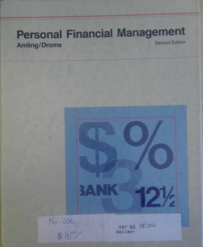 Stock image for Personal Financial Management: Second Edition. for sale by Yushodo Co., Ltd.