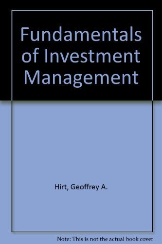 Beispielbild fr Fundamentals of investment management zum Verkauf von SecondSale