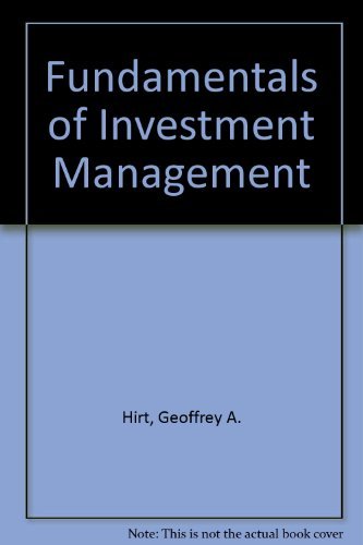 Imagen de archivo de Fundamentals of investment management a la venta por SecondSale