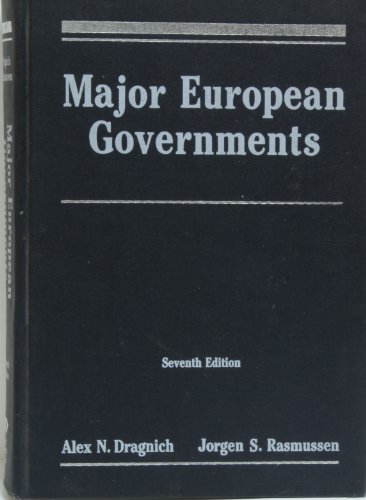 Stock image for Major European Governments for sale by Better World Books: West