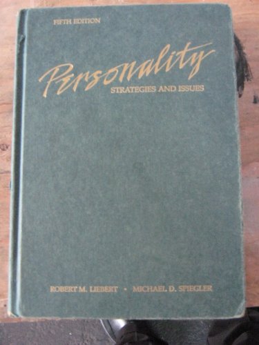 9780256033977: Personality: Strategies and issues