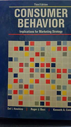 Stock image for Consumer behavior: Implications for marketing strategy for sale by HPB-Red