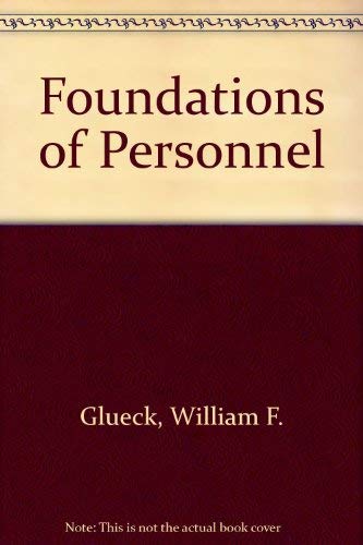 Imagen de archivo de Foundations of Personnel a la venta por Wonder Book