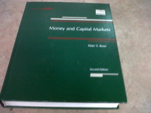 Beispielbild fr Money and capital markets: The financial system in the economy zum Verkauf von Wonder Book