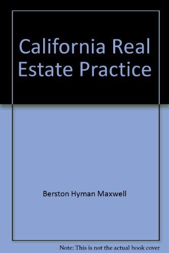 Stock image for California Real Estate Practice for sale by HPB-Red