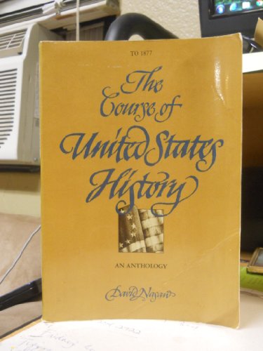 Beispielbild fr The Course of United States history zum Verkauf von Wonder Book