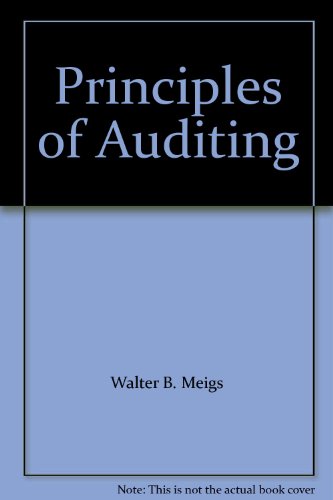 Imagen de archivo de Principles of Auditing a la venta por HPB-Red