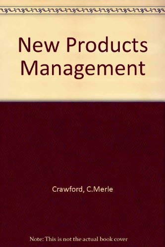Stock image for New Products Management (Irwin Series in Management and the Behavioral Sciences) for sale by Solr Books