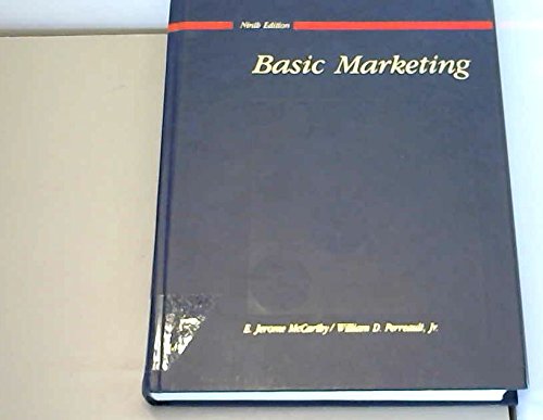 Stock image for Basic Marketing for sale by Better World Books: West