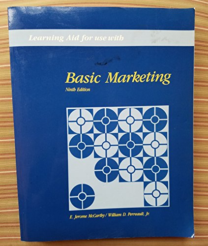 9780256036503: Learning Aid for Use With Basic Marketing: A Managerial Approach