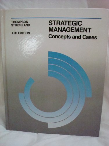 Stock image for Strategic Management: Concepts and Cases for sale by HPB-Red