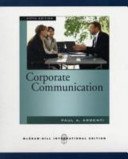 Imagen de archivo de Corporate Communication a la venta por Better World Books