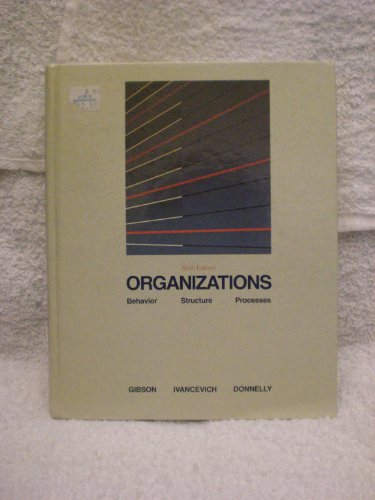 Imagen de archivo de Organizations a la venta por Library House Internet Sales