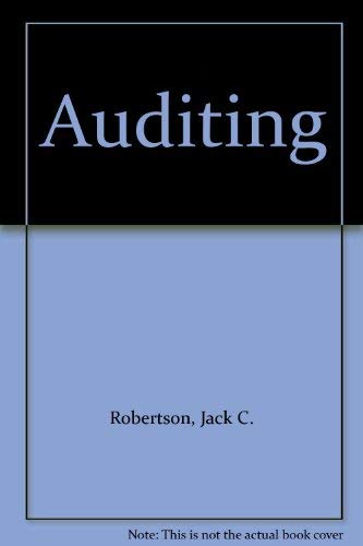 9780256058321: Auditing