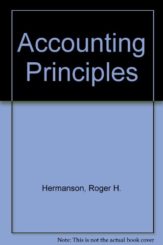 Imagen de archivo de Accounting Principles a la venta por Better World Books: West