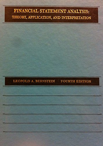 Stock image for Financial Statement Analysis: Theory, Application, and Interpretation (Robert N. Anthony / Willard J. Graham Series in Accounting) for sale by Gulf Coast Books