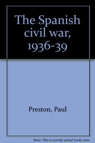9780256062755: The Spanish Civil War, 1936-39