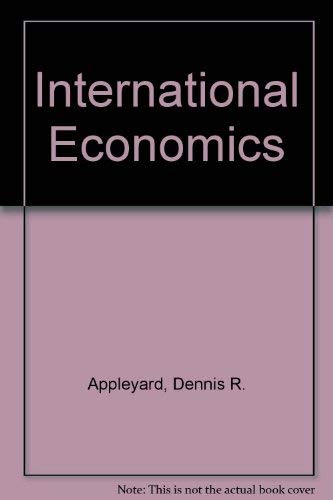 Imagen de archivo de International Economics a la venta por HPB-Red