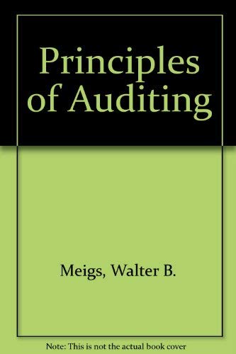 9780256068030: Principles of Auditing