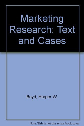 Beispielbild fr Marketing Research: Text and Cases zum Verkauf von HPB-Red