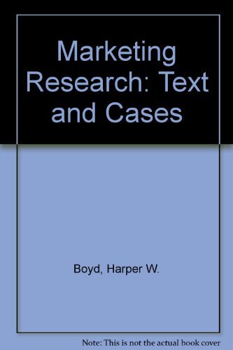 Imagen de archivo de Marketing Research: Text and Cases a la venta por HPB-Red
