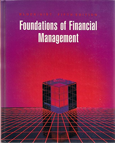 Stock image for Foundations of Financial Management for sale by Better World Books