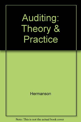 Stock image for Auditing theory and practice (The Robert N. Anthony/Willard J. Graham series in accounting) for sale by HPB-Red