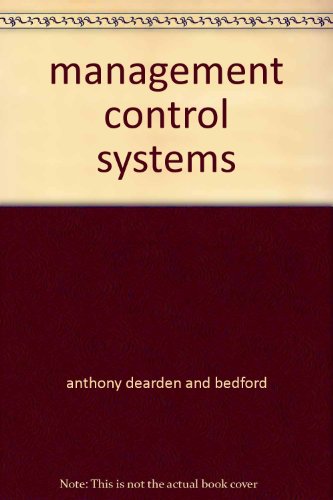 9780256071733: management control systems