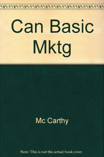 9780256073867: Can Basic Mktg