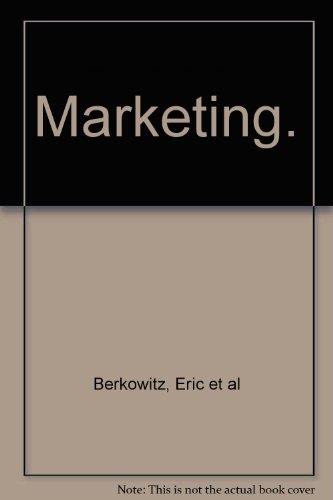 Beispielbild fr Marketing zum Verkauf von Better World Books Ltd