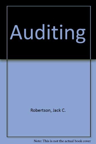 9780256077247: Auditing