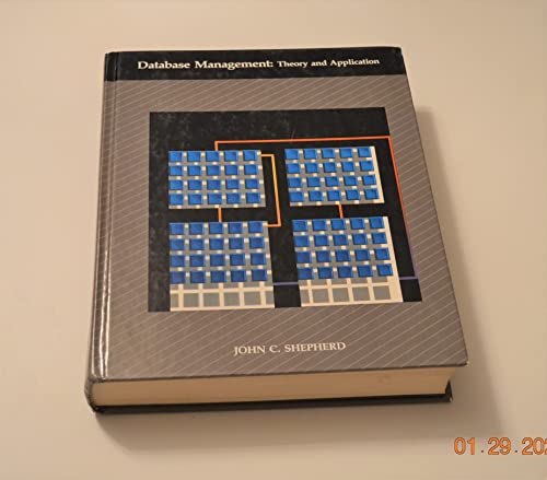 9780256078299: Database Management: Theory and Application