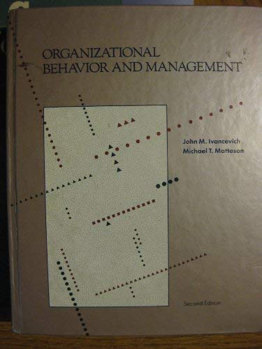 Imagen de archivo de Organizational Behavior and Management a la venta por HPB-Red
