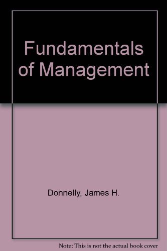 Stock image for Fundamentals of Management for sale by HPB-Red