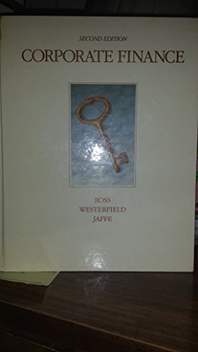 Beispielbild fr Corporate Finance, 1990 zum Verkauf von Better World Books