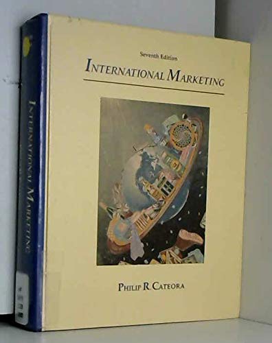 Imagen de archivo de International Marketing a la venta por HPB-Red