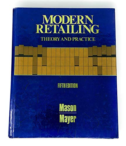 Beispielbild fr Modern Retailing: Theory and Practice zum Verkauf von HPB-Red