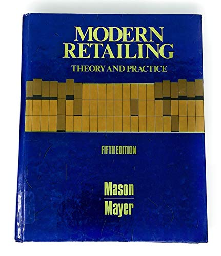 Stock image for Modern Retailing: Theory and Practice for sale by HPB-Red