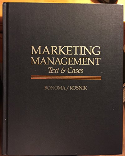 Beispielbild fr Marketing Management: Text and Cases zum Verkauf von medimops
