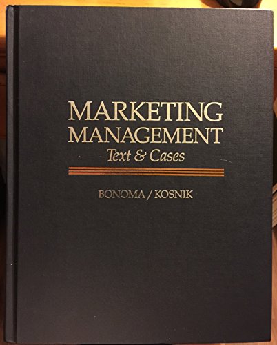 Imagen de archivo de Marketing Management: Text and Cases a la venta por medimops