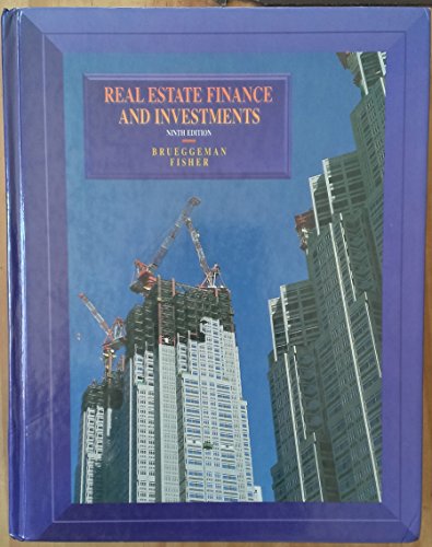 Beispielbild fr Real Estate Finance and Investments (The Irwin series in finance) zum Verkauf von Wonder Book