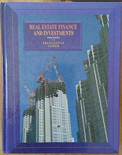 Stock image for Real Estate Finance and Investments for sale by AwesomeBooks