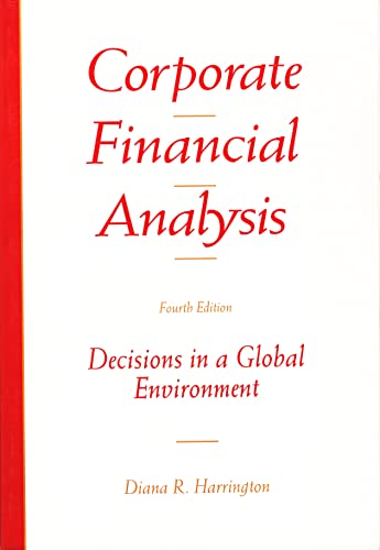 Stock image for Corporate Financial Analysis in a Global Environment for sale by Cambridge Rare Books