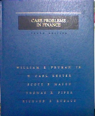 Imagen de archivo de Case Problems in Finance a la venta por Wonder Book