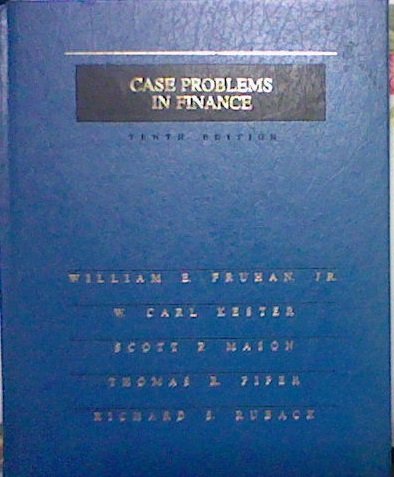 Stock image for Case Problems in Finance for sale by Wonder Book