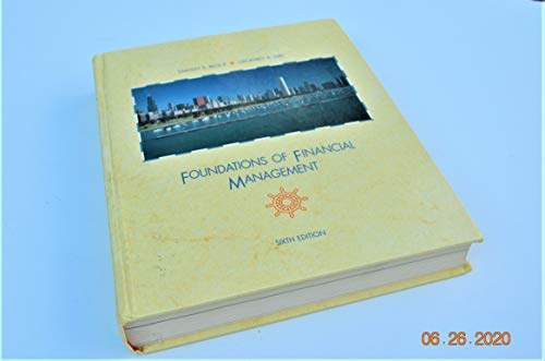 Stock image for Foundations of Financial Management for sale by Better World Books